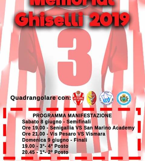 VIS PESARO SG RICORDA “GHISO” ATTRAVERSO IL MEMORIAL GHISELLI VIS PESARO SG RICORDA “GHISO” ATTRAVERSO IL MEMORIAL GHISELLI